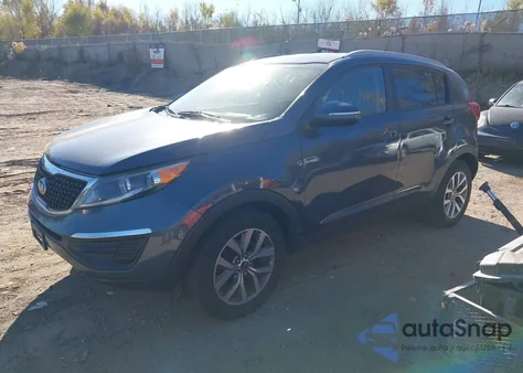 2014 Kia Sportage Lx из США, поврежденный, VIN KNDPB3AC2E7611861